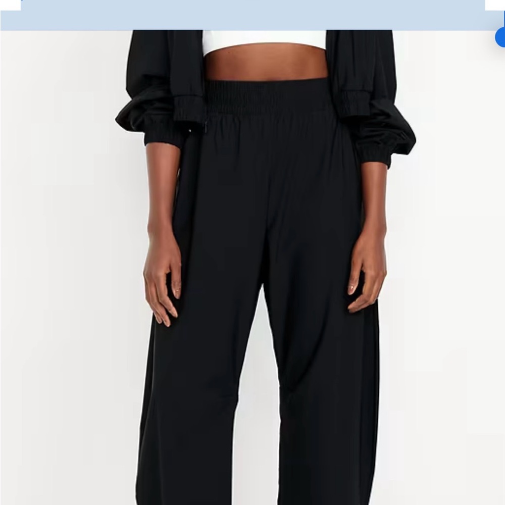 Old navy medium Women's Black barrel Pants